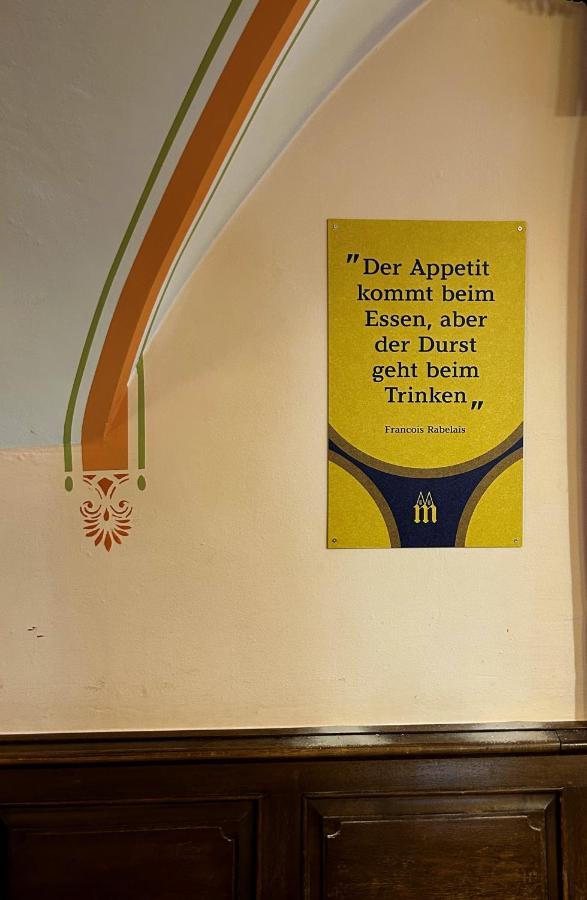Brauereigasthof Zur Muenz Seit 1586 Günzburg Exteriör bild